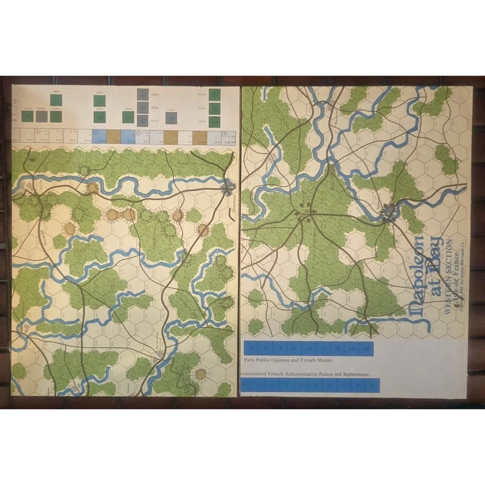 Napoleon at Bay Avalon Hill Napoleonic Wargame 1983 Complete Unpunched w/ Extras
